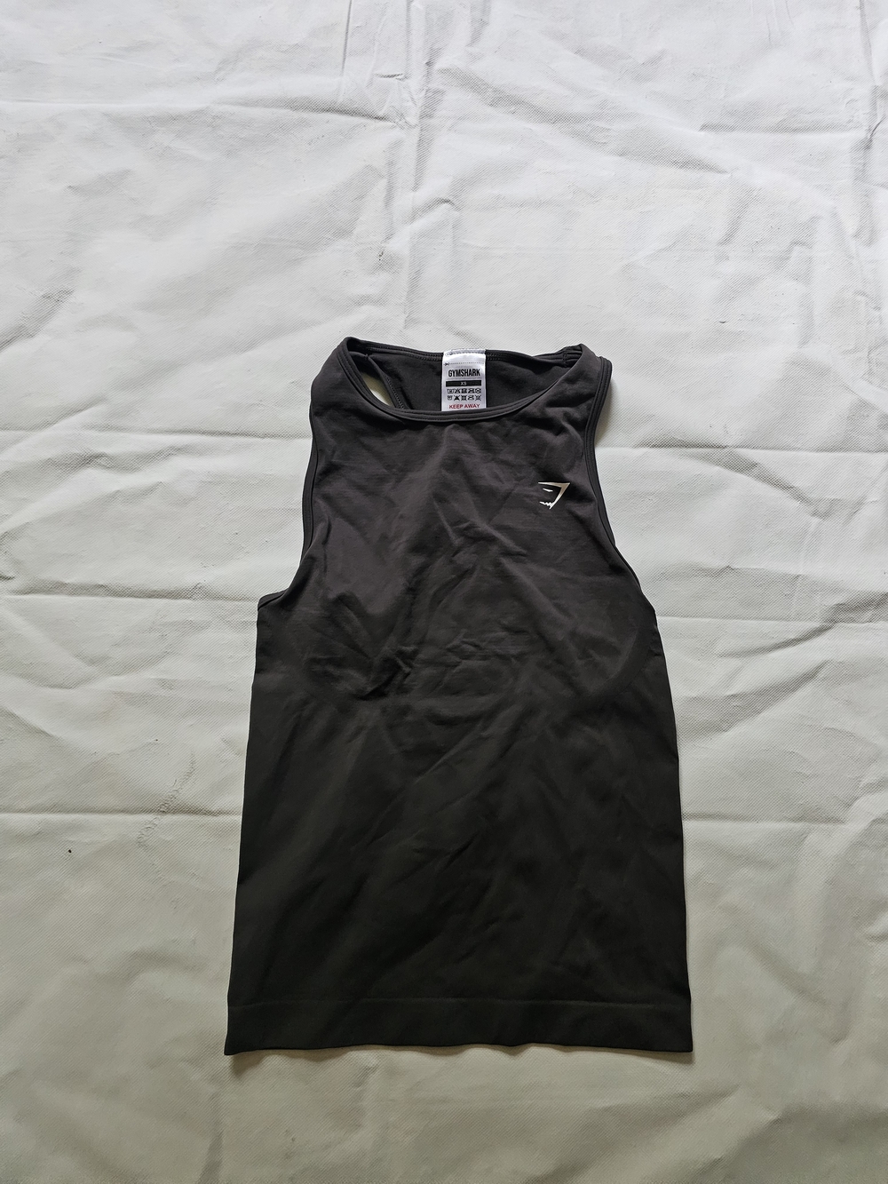 Gymshark Women's Black Swim Tank - Sleek Performance Top